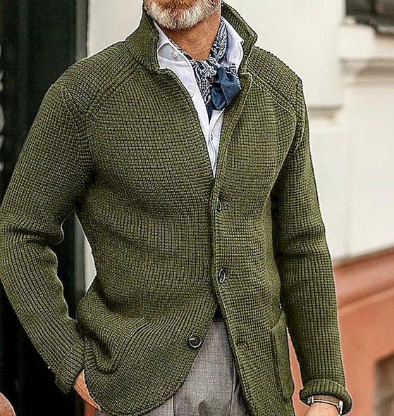 Herren-Blazer im Retro-Patchwork-Stil