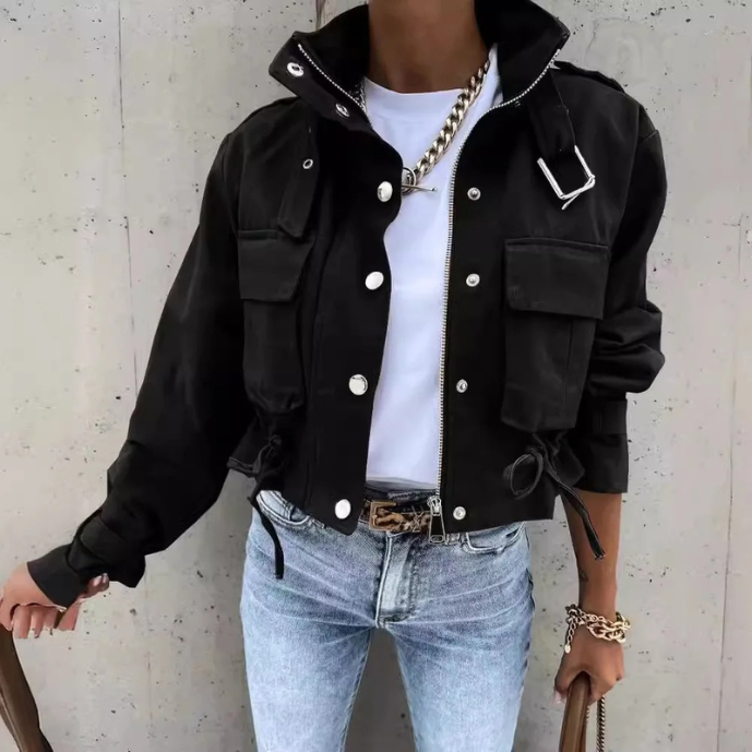 Berg-Feldt | Moderne Damen-Jacke mit Kordelzug