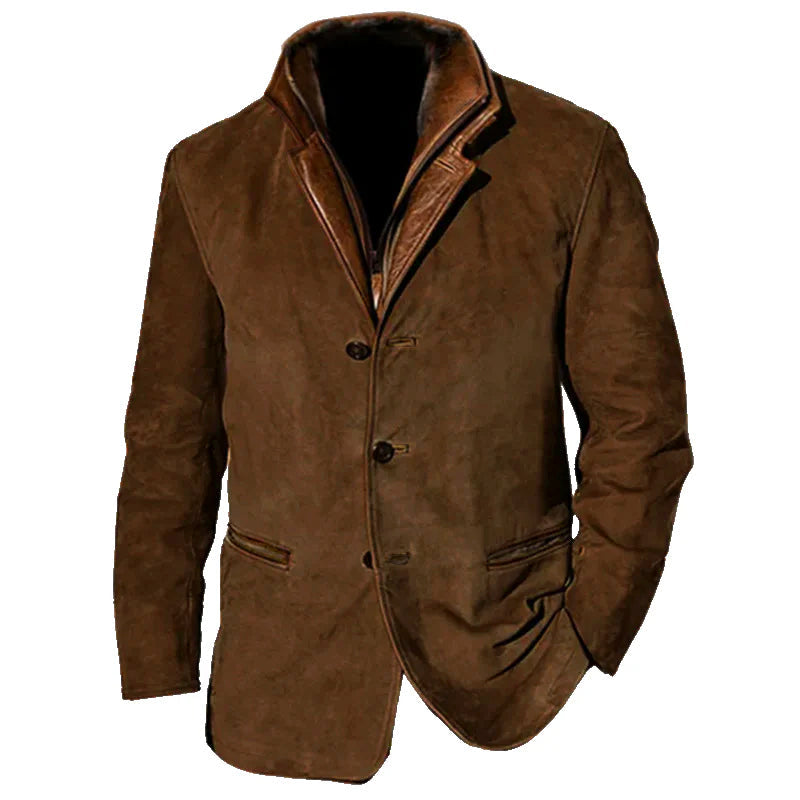 Berg-Feldt | Blouson en daim vintage pour homme