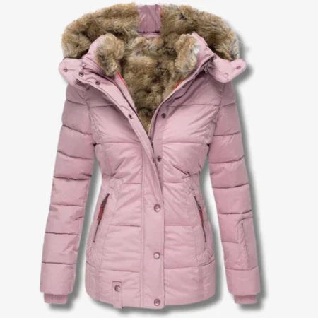 Berg-Feldt | Veste d'hiver à capuche et zip pour femme idéale pour les journées froides