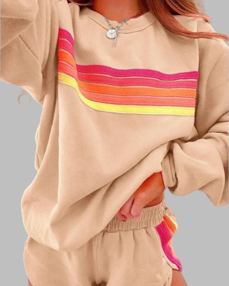 Berg-Feldt | Gestreiftes Pyjama-Set