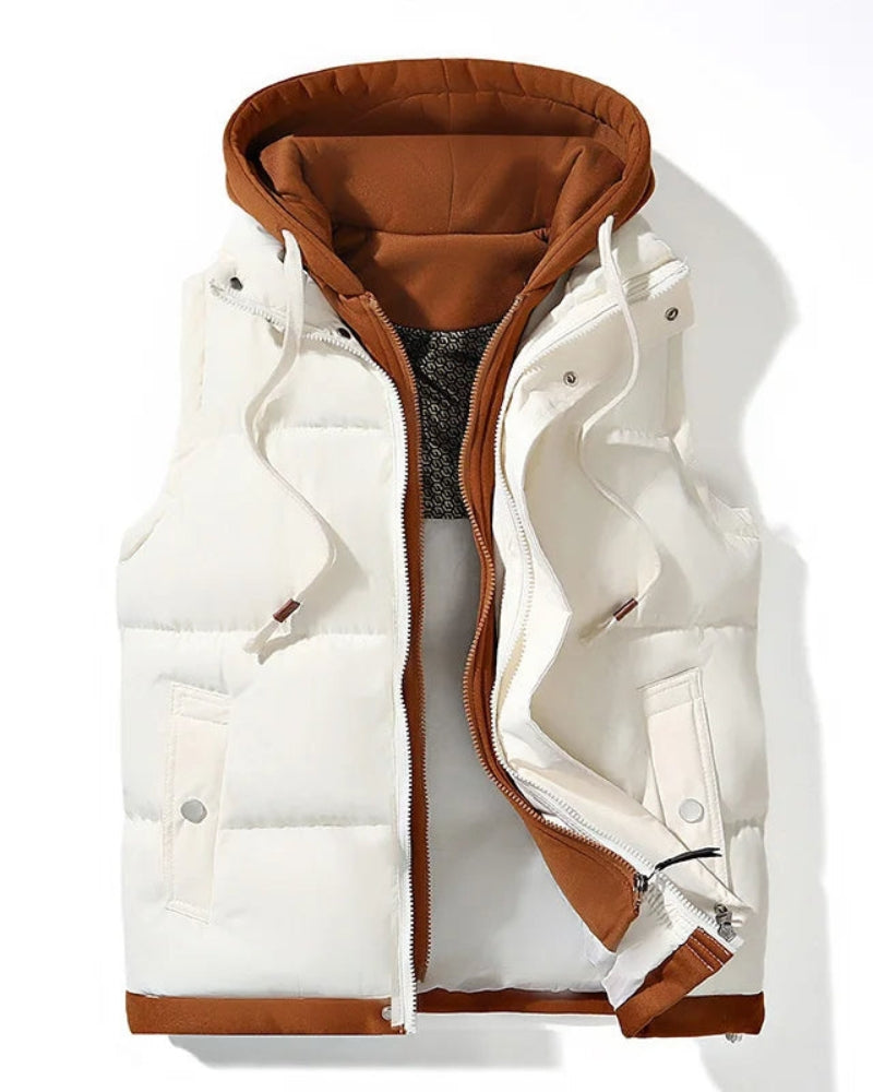 Berg-Feldt | Softshell Gestepptes Kapuzenwesten