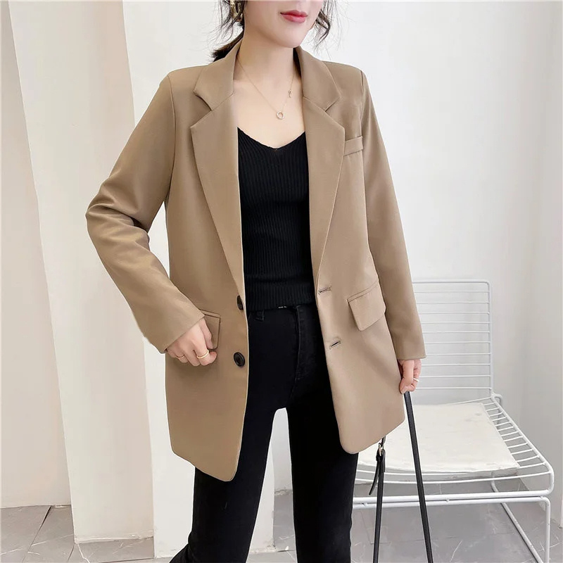 Blazer Avelena pour femme : Long et décontracté