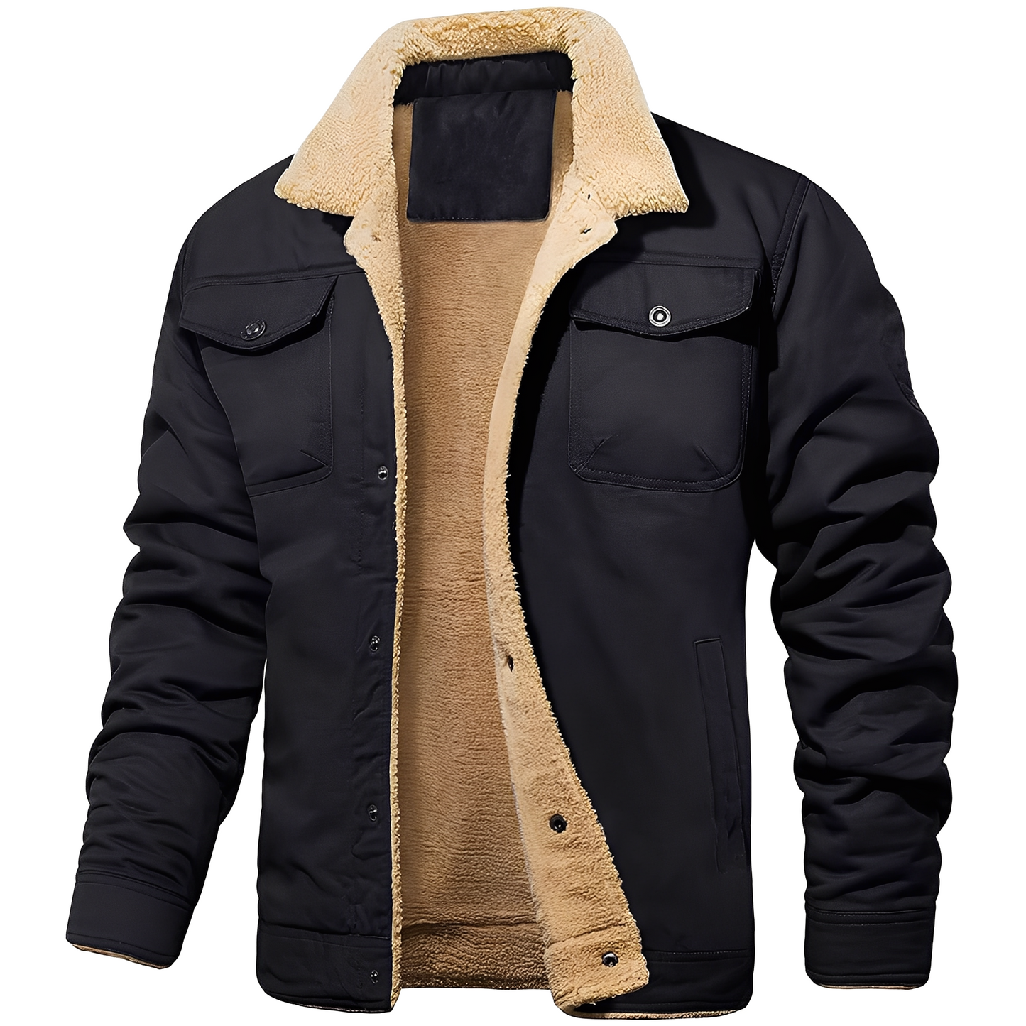 Berg-Feldt | Freizeitjacke aus Fleece-Twill für Herren