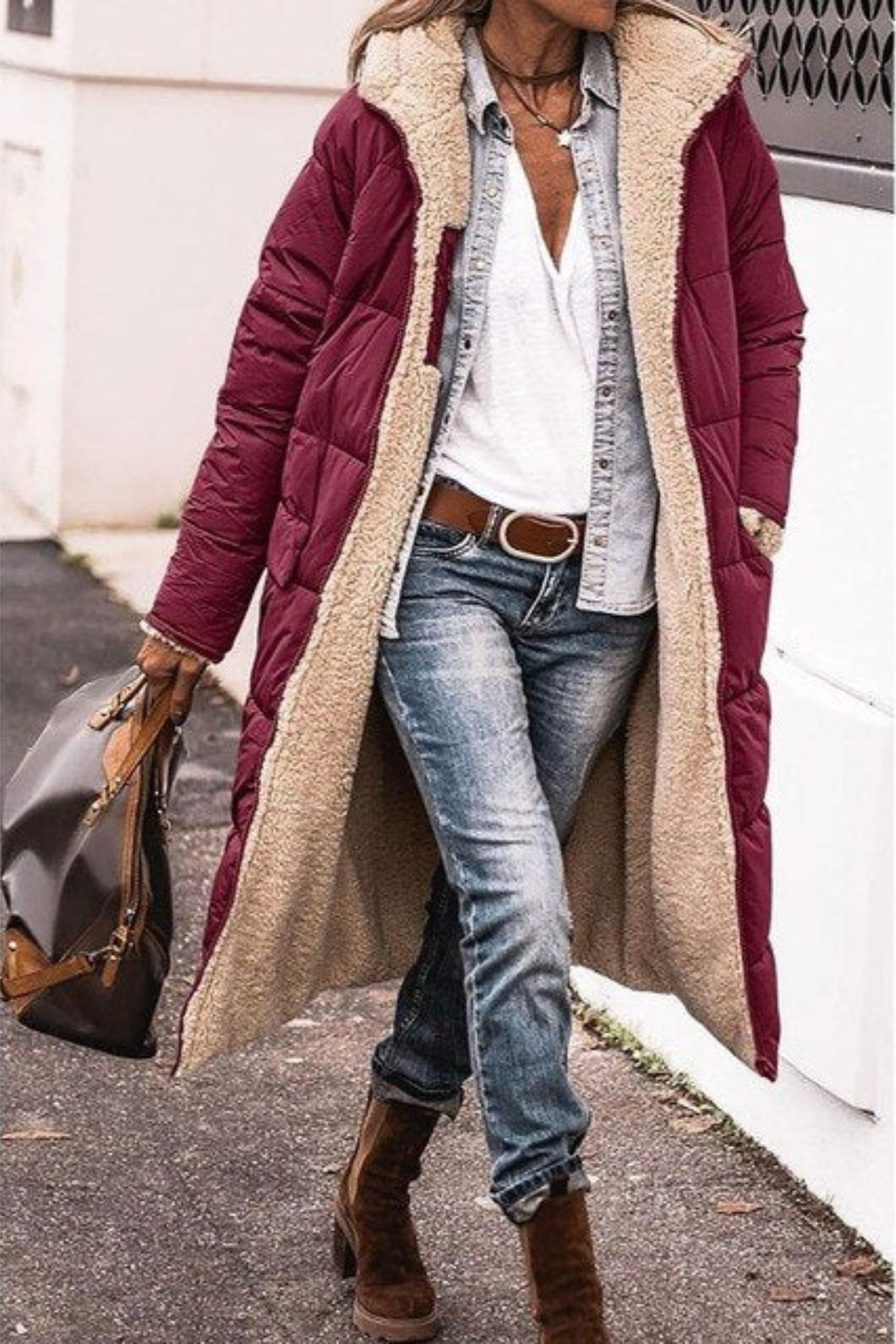 Berg-Feldt | Long manteau réversible