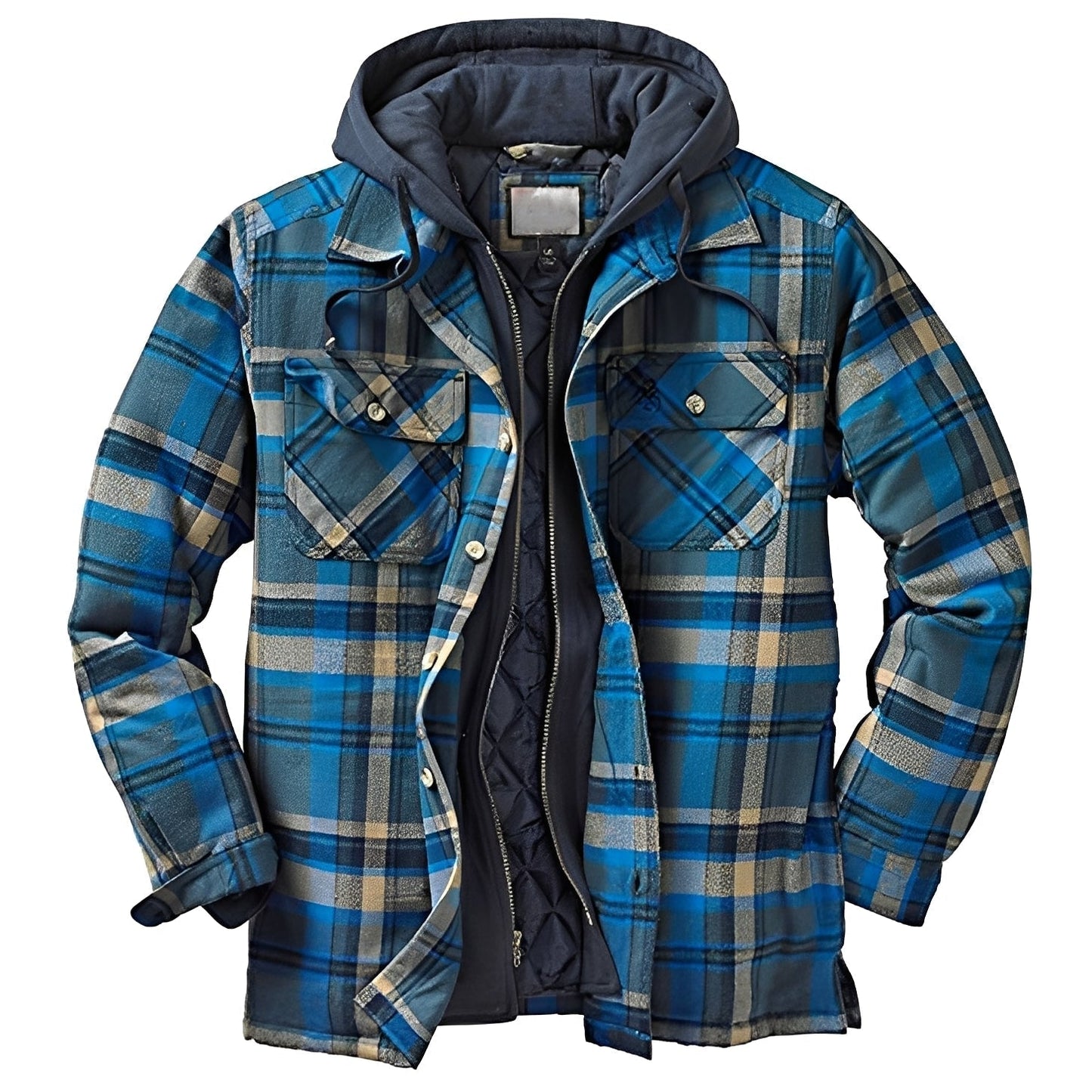 Berg-Feldt | Casual Flanelljacke mit Karomuster für Männer