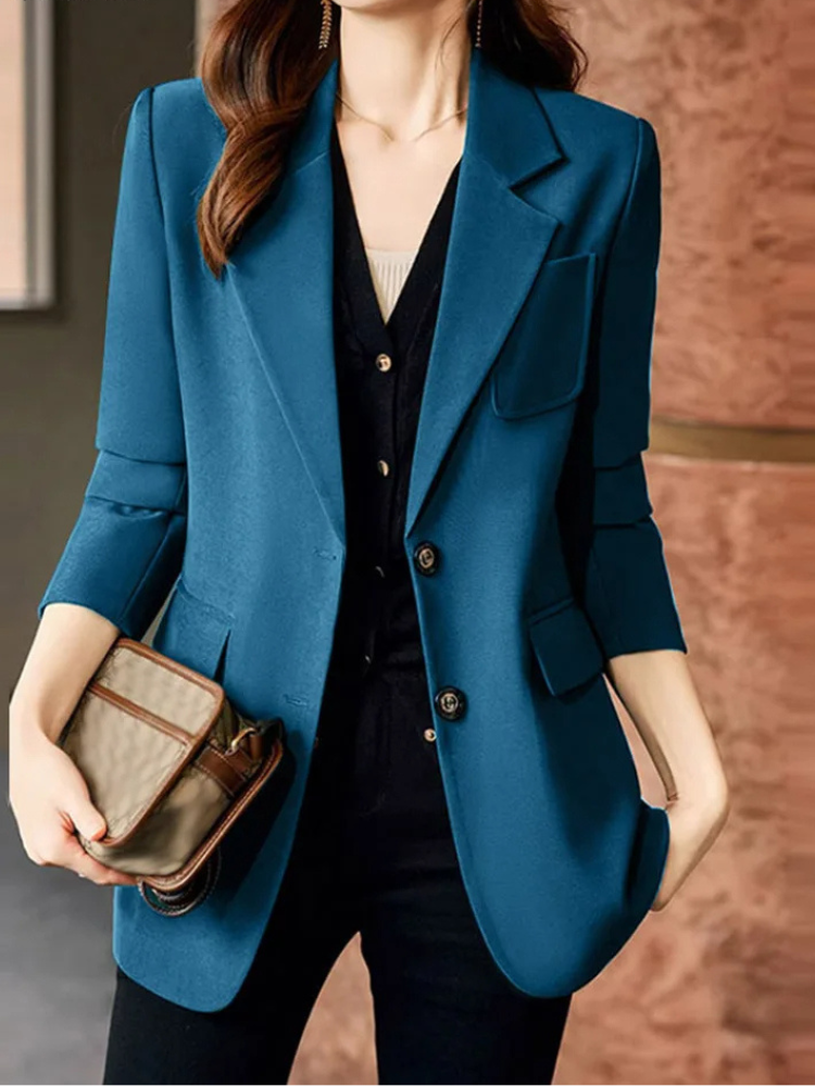 Blazer Avelena pour femme : Cintré, à boutons