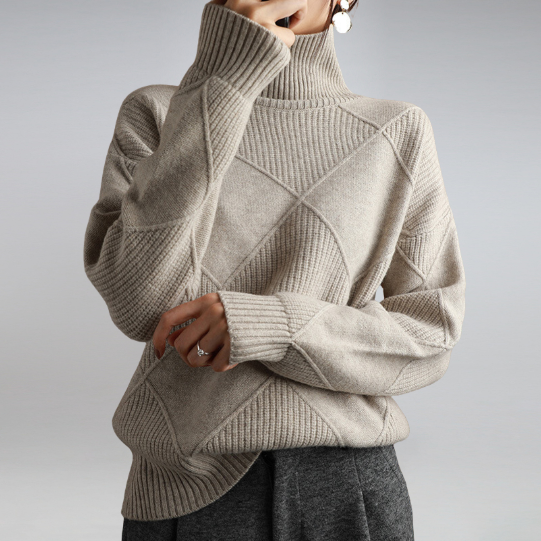 Berg-Feldt | Sweat-shirt chaud structuré à col rond pour femme