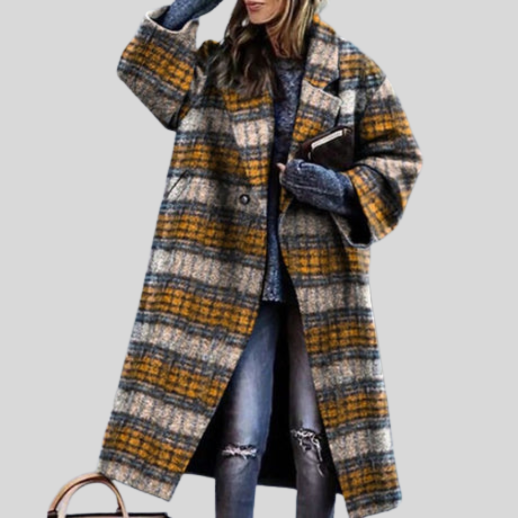Berg-Feldt | Langer Wintermantel – Karlina Warmes Layering-Stück