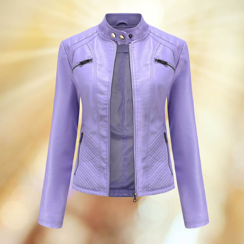 Berg-Feldt | Veste de transition confortable en cuir pour femmes