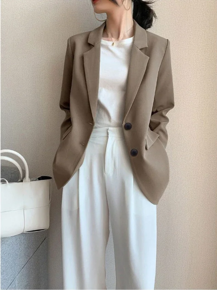 Veste blazer Avelena pour femme : Double boutonnage de luxe