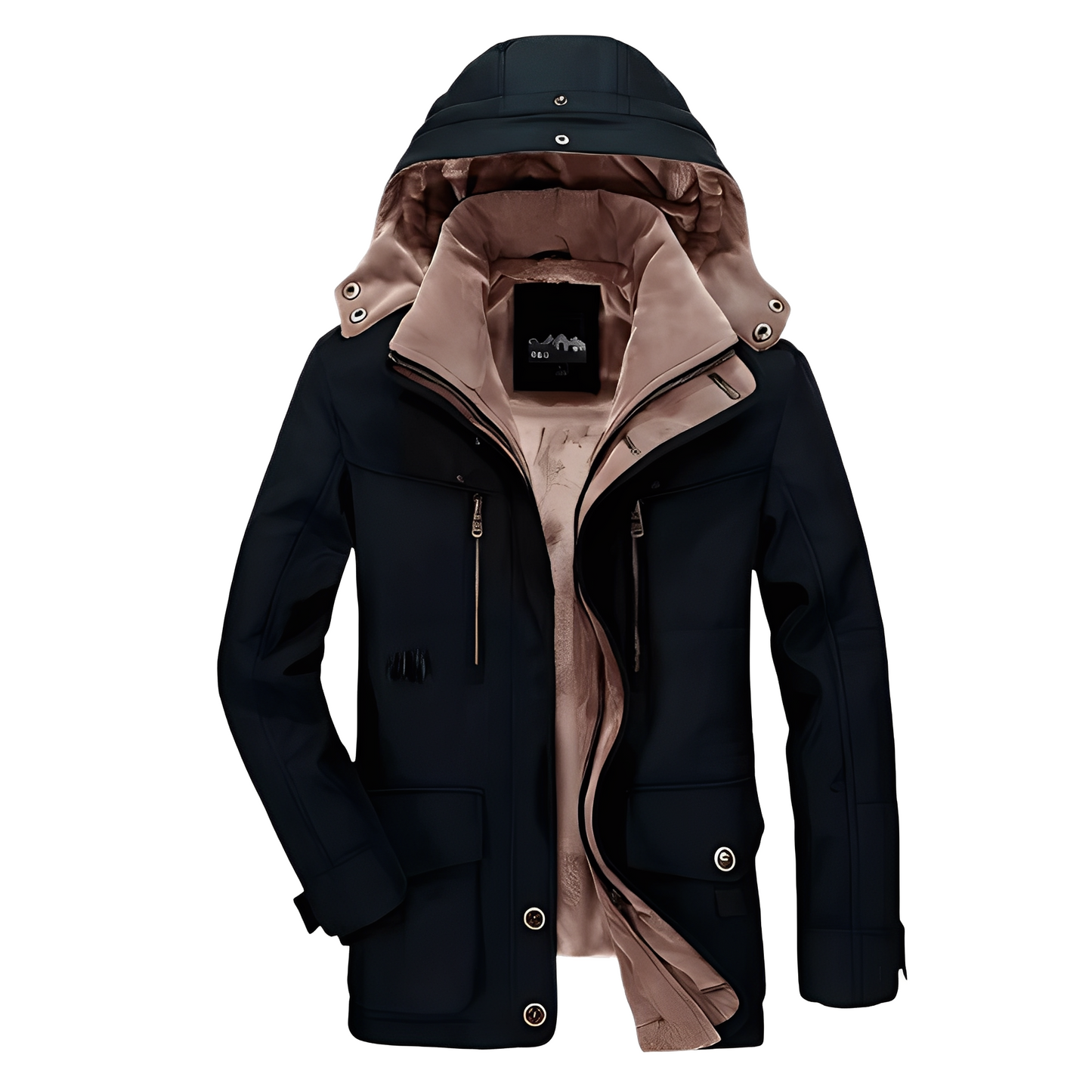 Berg-Feldt | Veste chaude et épaisse à capuche pour hommes
