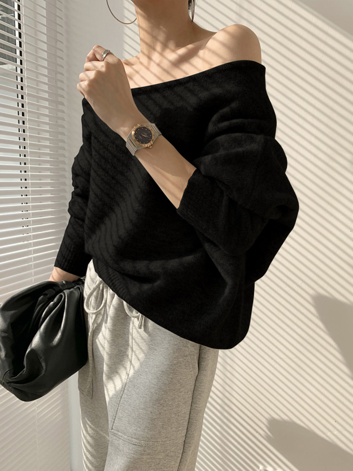 Berg-Feldt | Pullover Asymmetrisch für Damen Warm