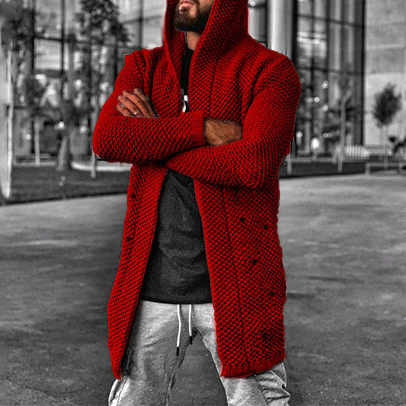 Berg-Feldt | Strickjacke mit Kapuze für Männer
