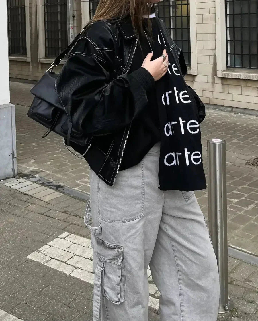 Berg-Feldt | Übergröße Jacke mit Reißverschluss und Eleganter Optik