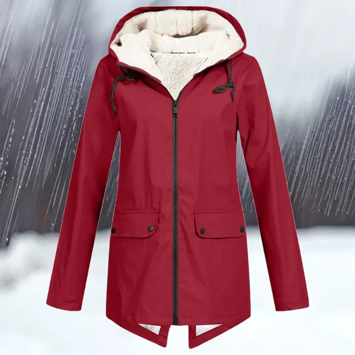 Berg-Feldt | Veste à capuche imperméable et coupe-vent, avec doublure chaude