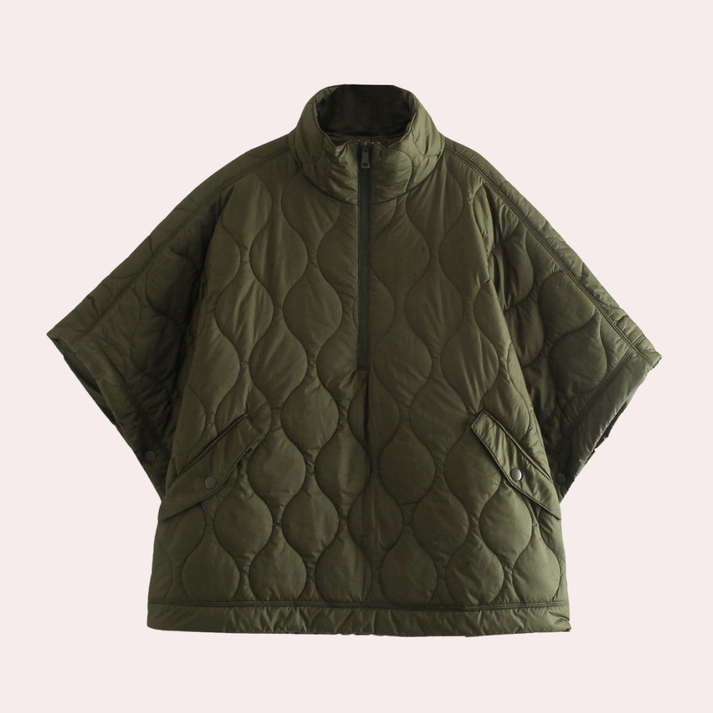 Berg-Feldt | Leichte wattierte Herbstjacke mit kurzen Ärmeln für Damen