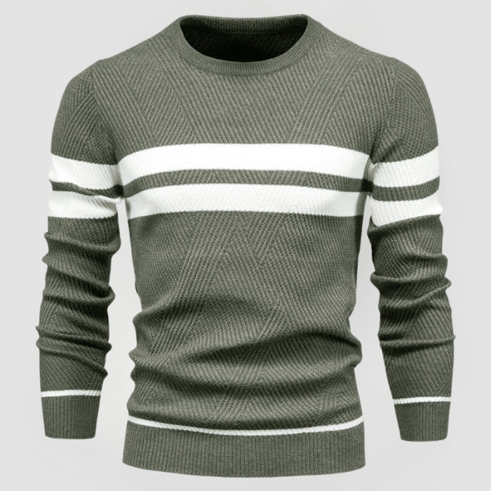 SALVATORE – Pull en maille ajusté