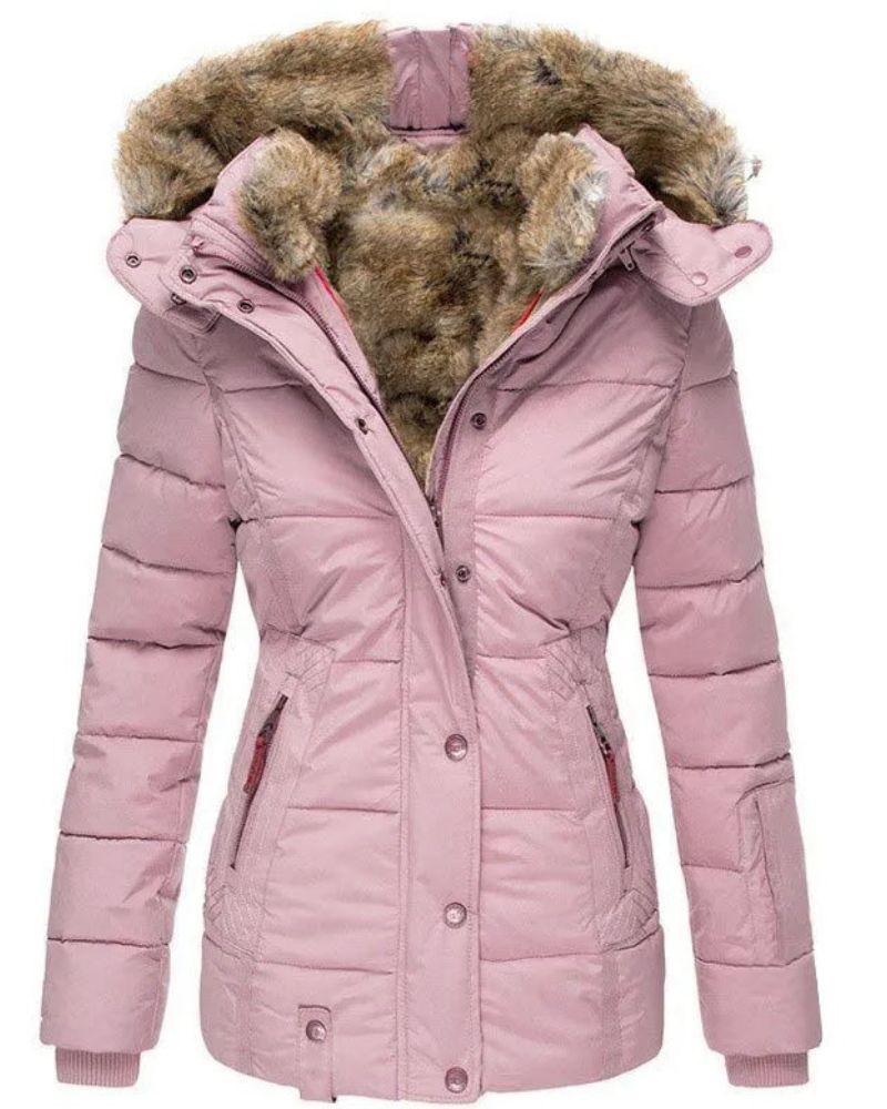Berg-Feldt | Manteau d'hiver chaud doublé de fourrure