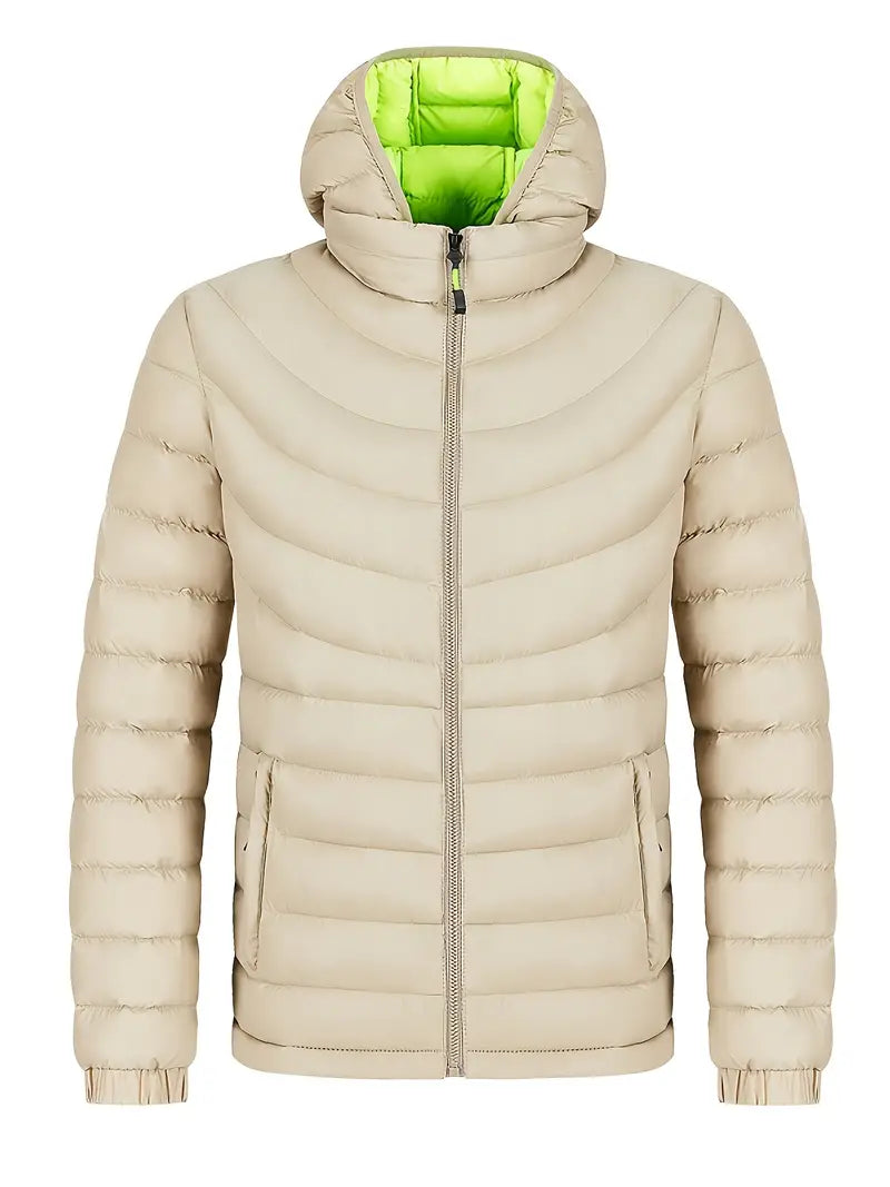 Berg-Feldt | Herrenjacke mit Geradem Kragen Gefüttert für Herbst und Winter