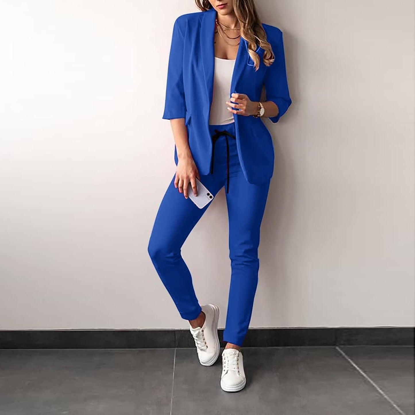 Berg-Feldt | Ensemble pantalon et blazer 2 pièces élégant pour femme