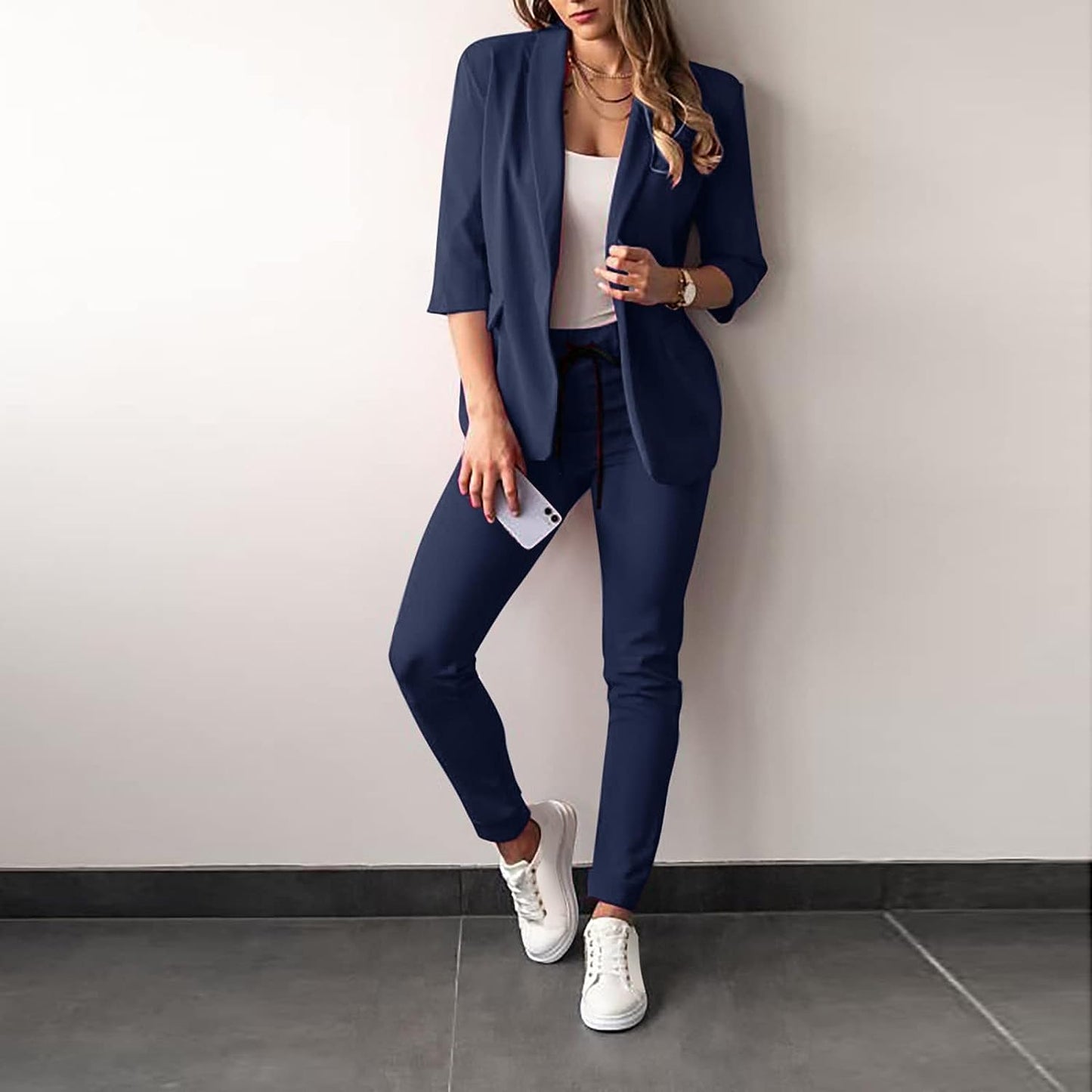 Berg-Feldt | Ensemble pantalon et blazer 2 pièces élégant pour femme