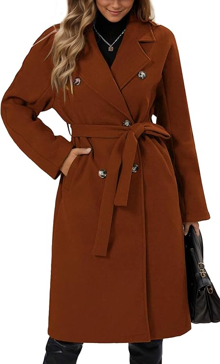 Berg-Feldt | Klassischer Damen Trenchcoat Mit Doppelknopfverschluss
