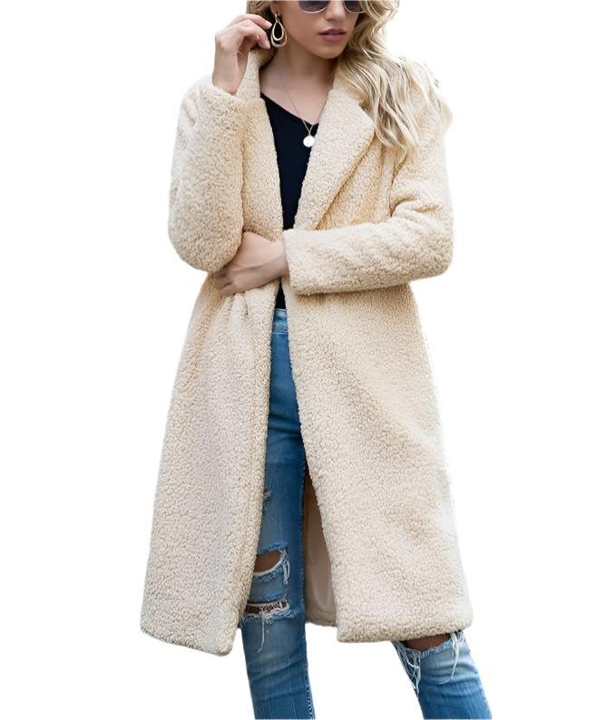 Berg-Feldt | lange Teddyjack Damen - warmer Winter Oversized Mantel