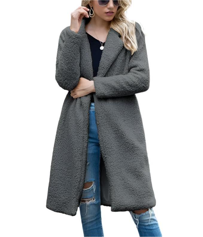 Berg-Feldt | lange Teddyjack Damen - warmer Winter Oversized Mantel