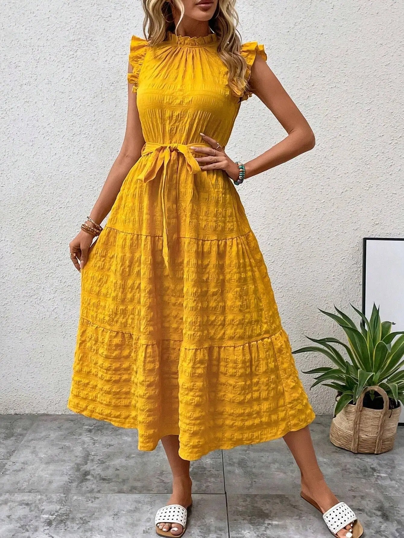 Mila® | Robe midi élégante d'été