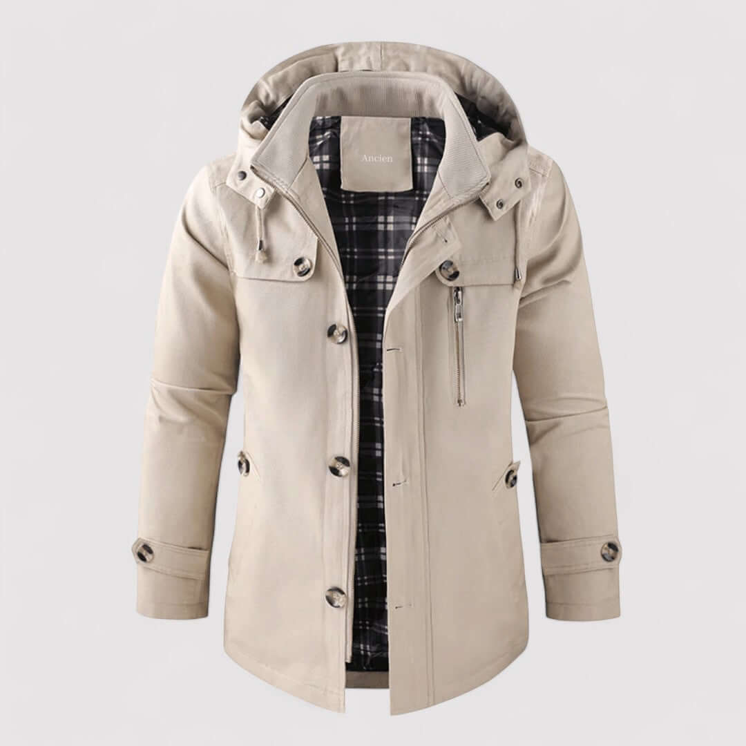 Berg-Feldt | Veste d'hiver imperméable pour homme avec capuche