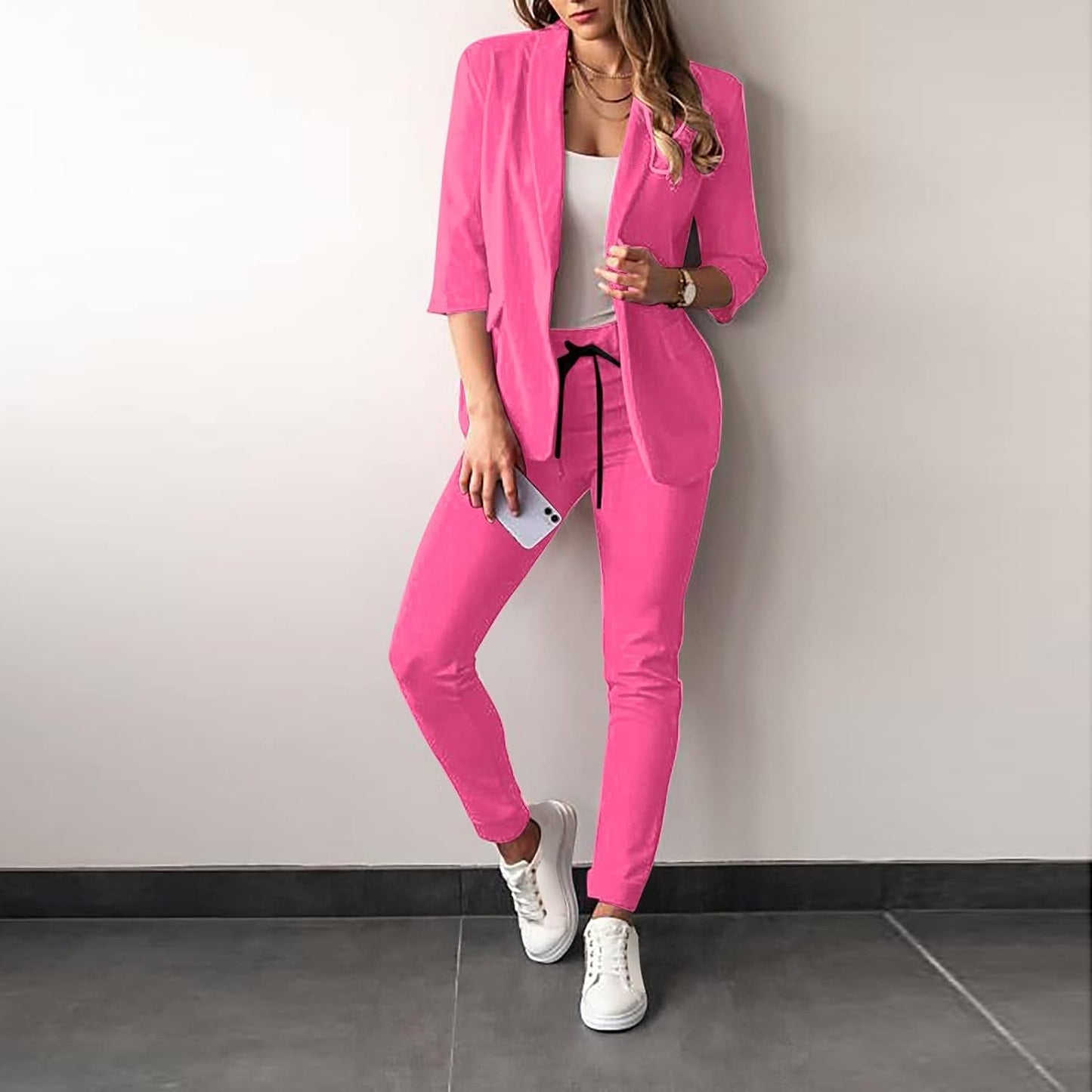 Berg-Feldt | Ensemble pantalon et blazer 2 pièces élégant pour femme