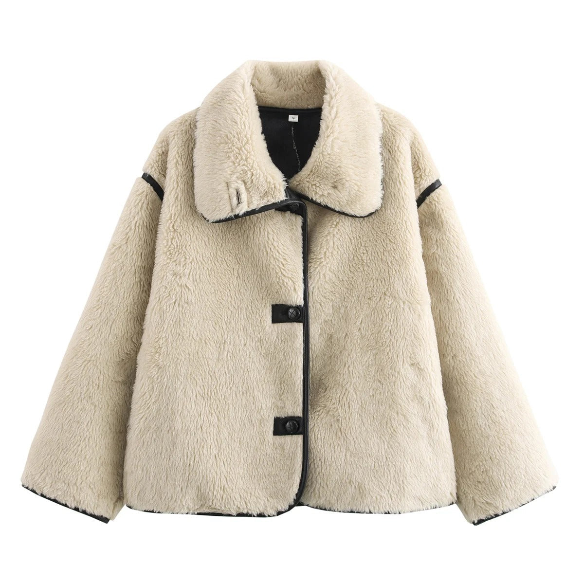 Berg-Feldt | Gemütliche Teddyjacke mit klassischem Kragen