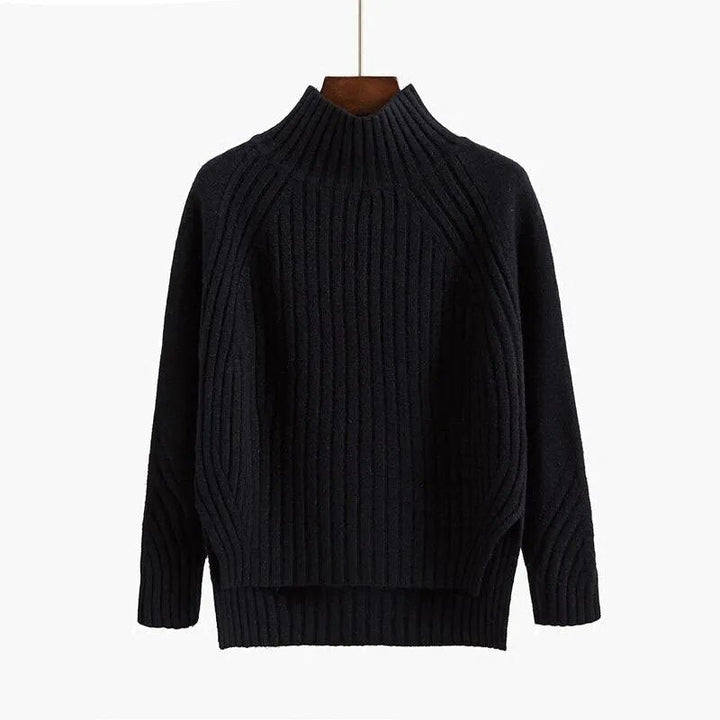 Berg-Feldt | Strickpullover mit Halbem Rollkragen