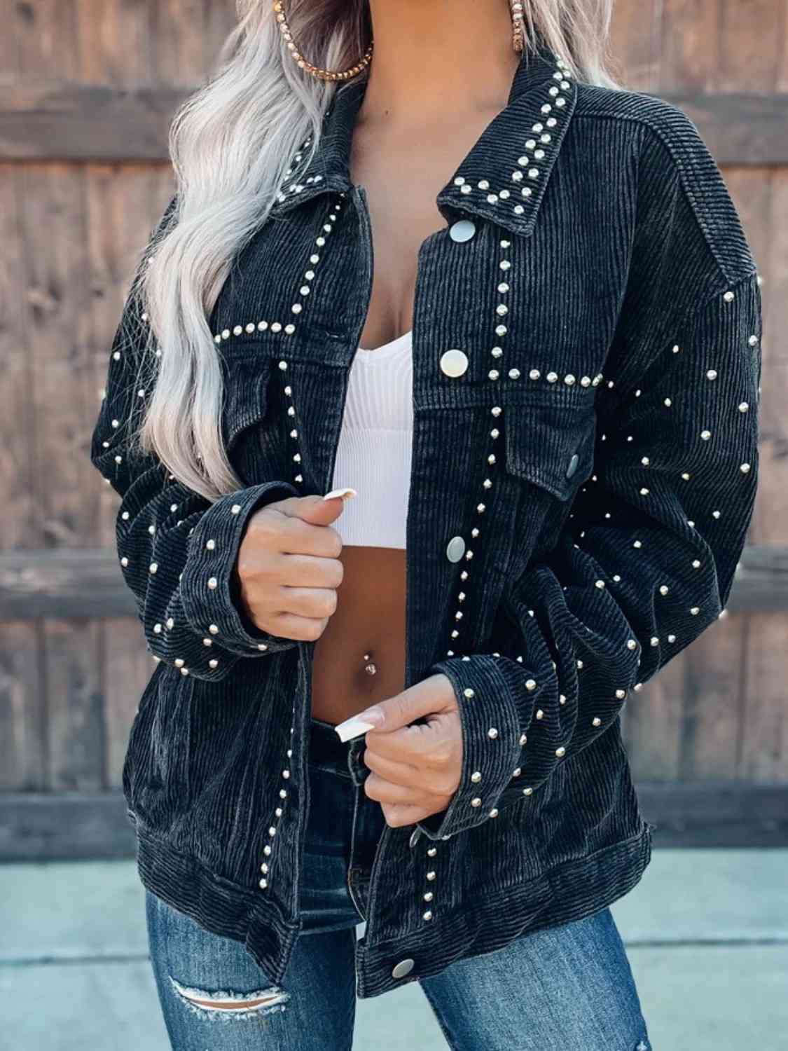 Berg-Feldt | Nietenkragenknopfhemdjacke