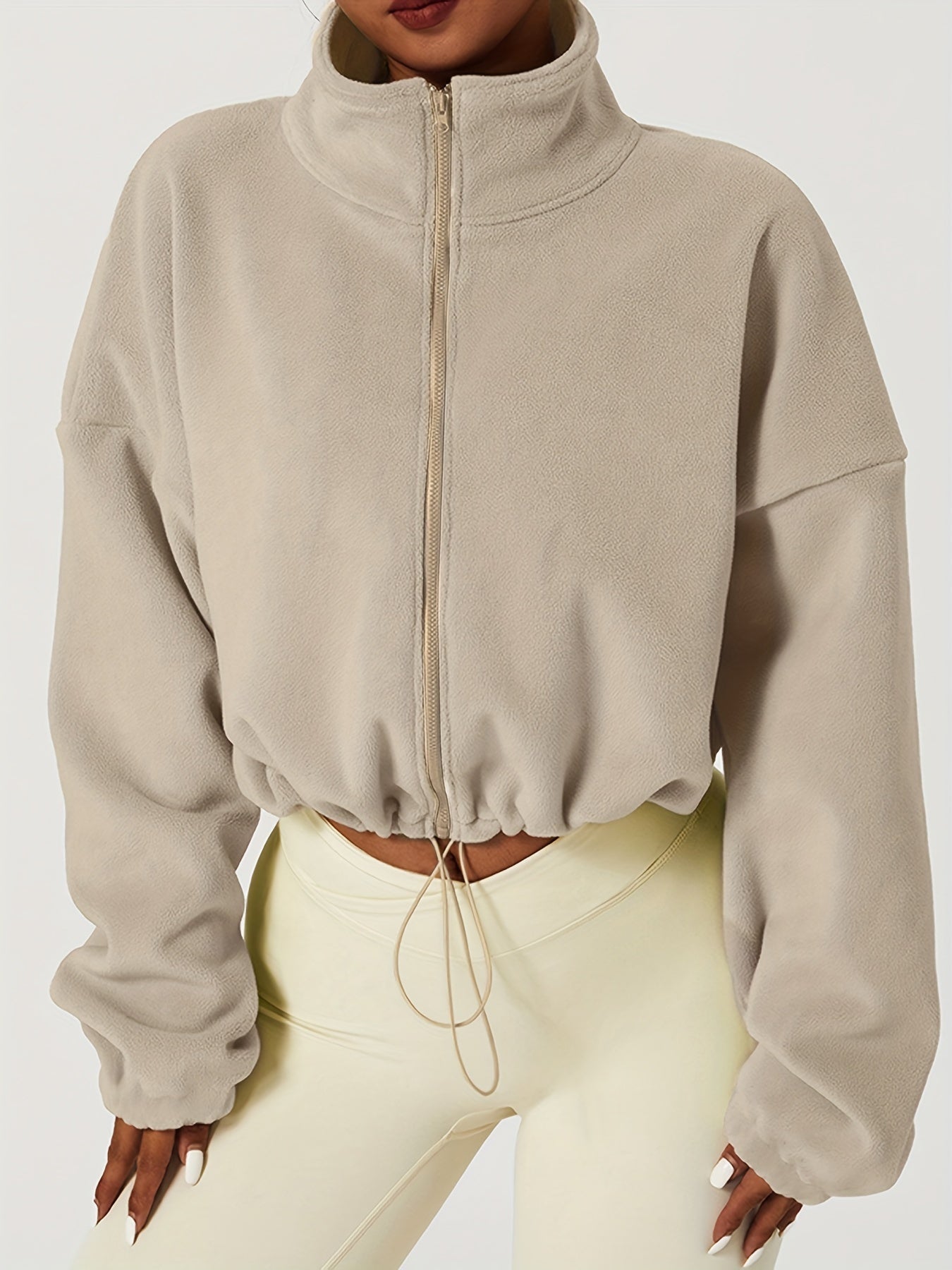 Berg-Feldt | Fleece Crop Jacke