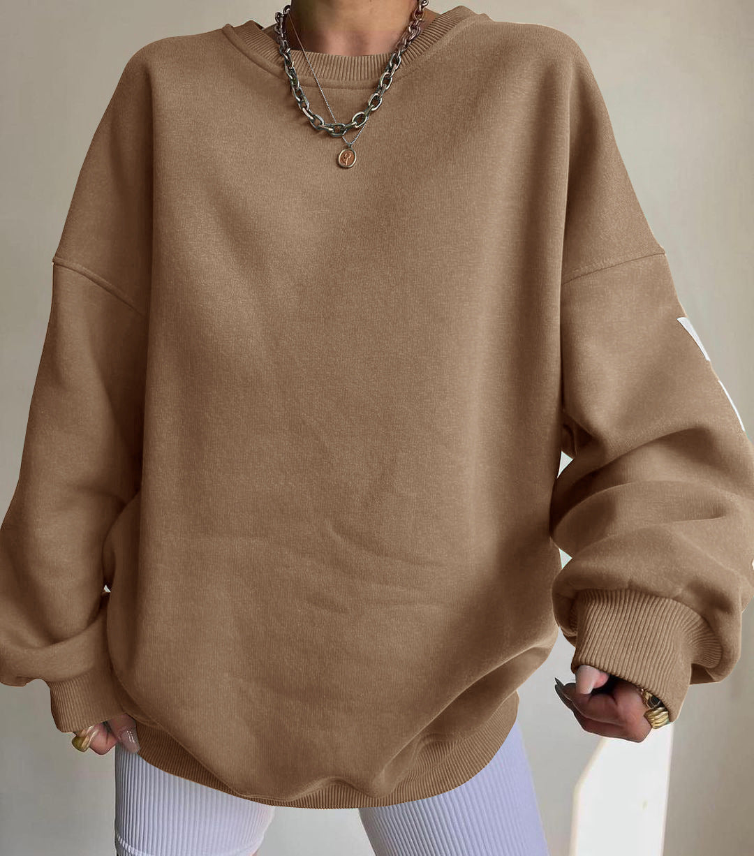 Fudus: Sweat à capuche oversize à manches longues