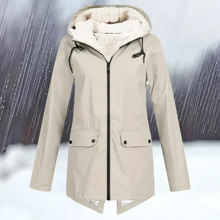 Berg-Feldt | Veste à capuche imperméable et coupe-vent, avec doublure chaude