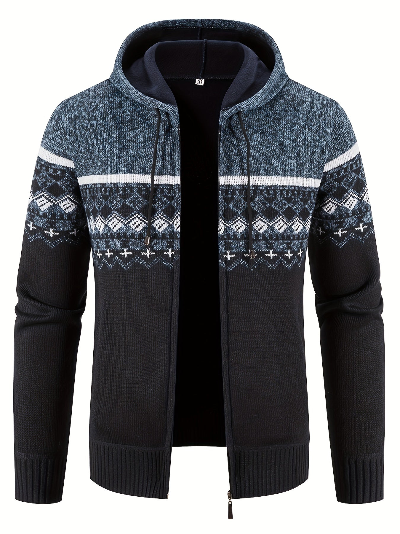 Berg-Feldt | Gemusterter Hoodie Baumwolle und Polyester Warm und Stilvoll