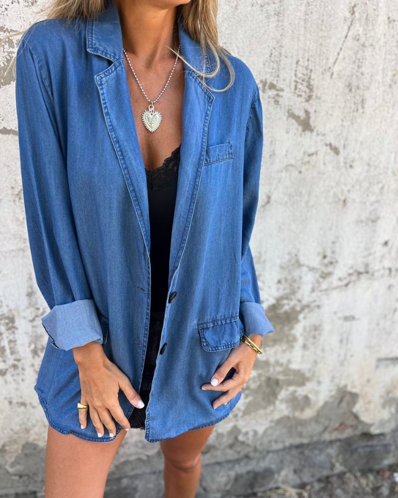 Berg-Feldt | Lässiger Denim Blazer
