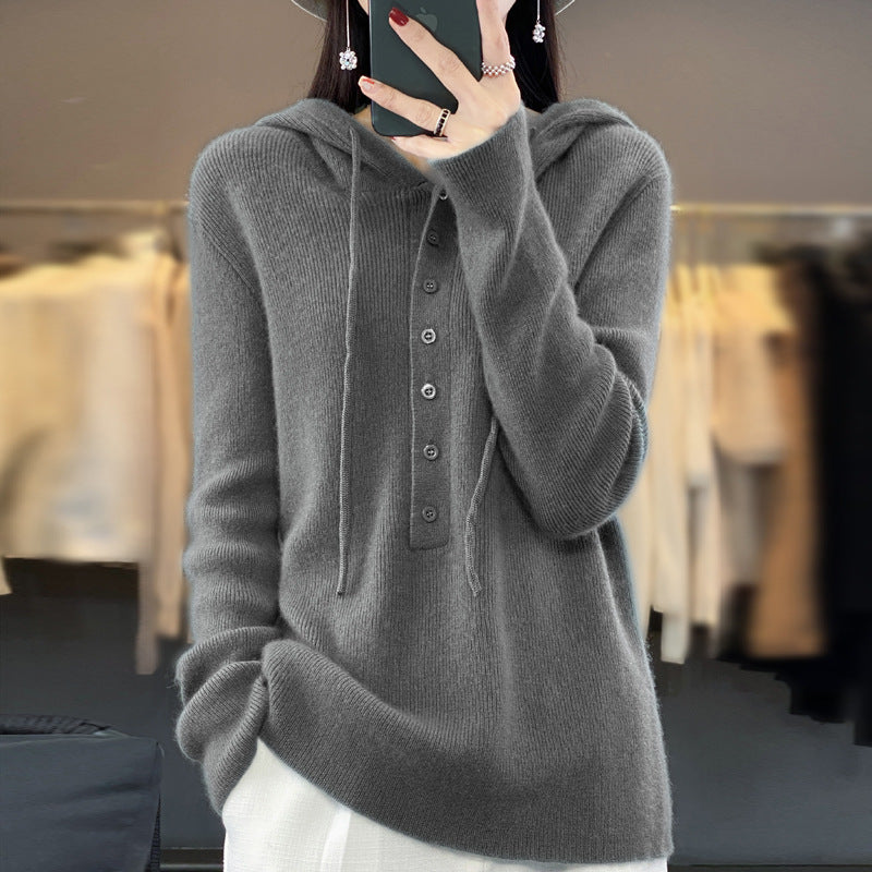 Fudus Kapuzenpullover mit Kordelzug