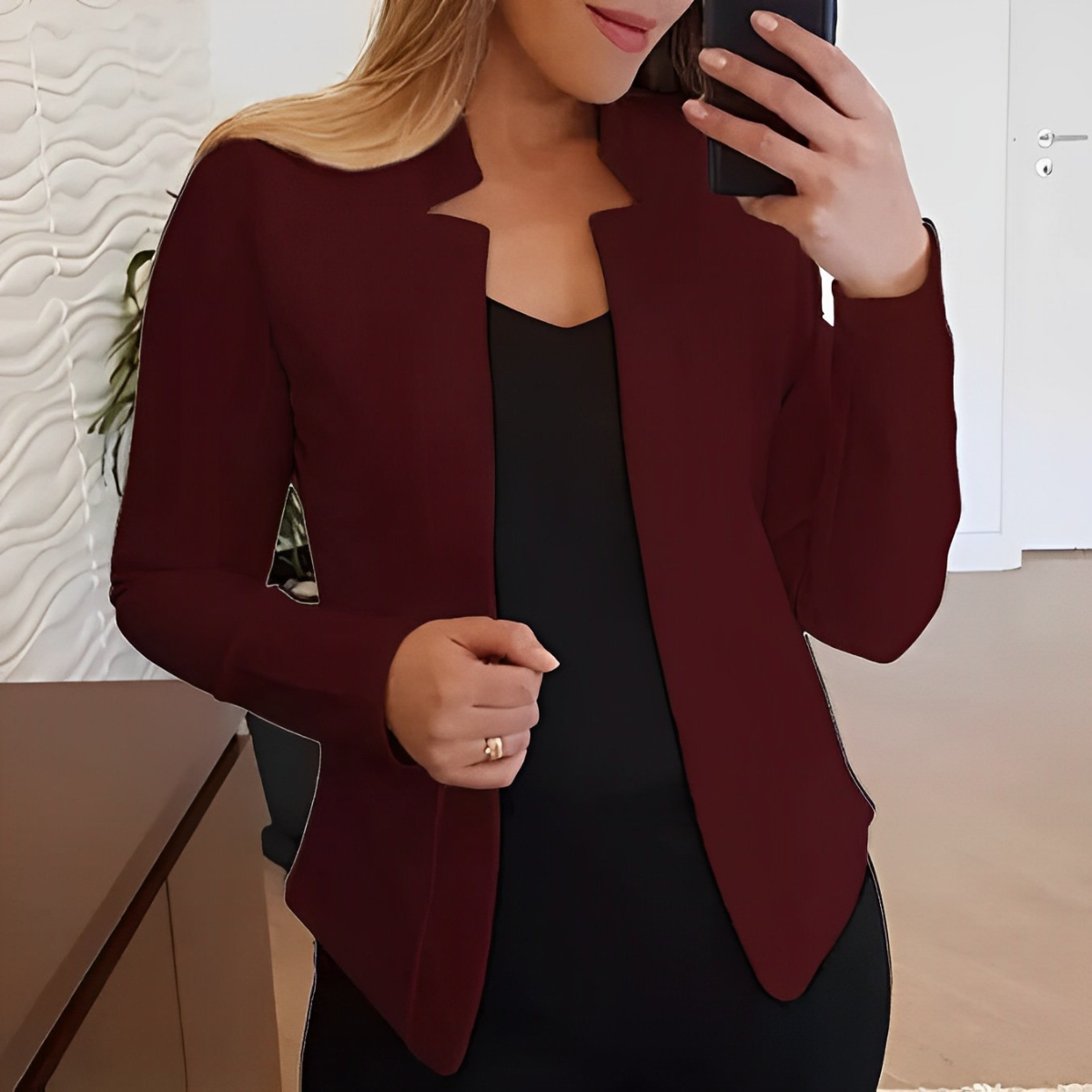 Blazer traditionnel en poil de chameau