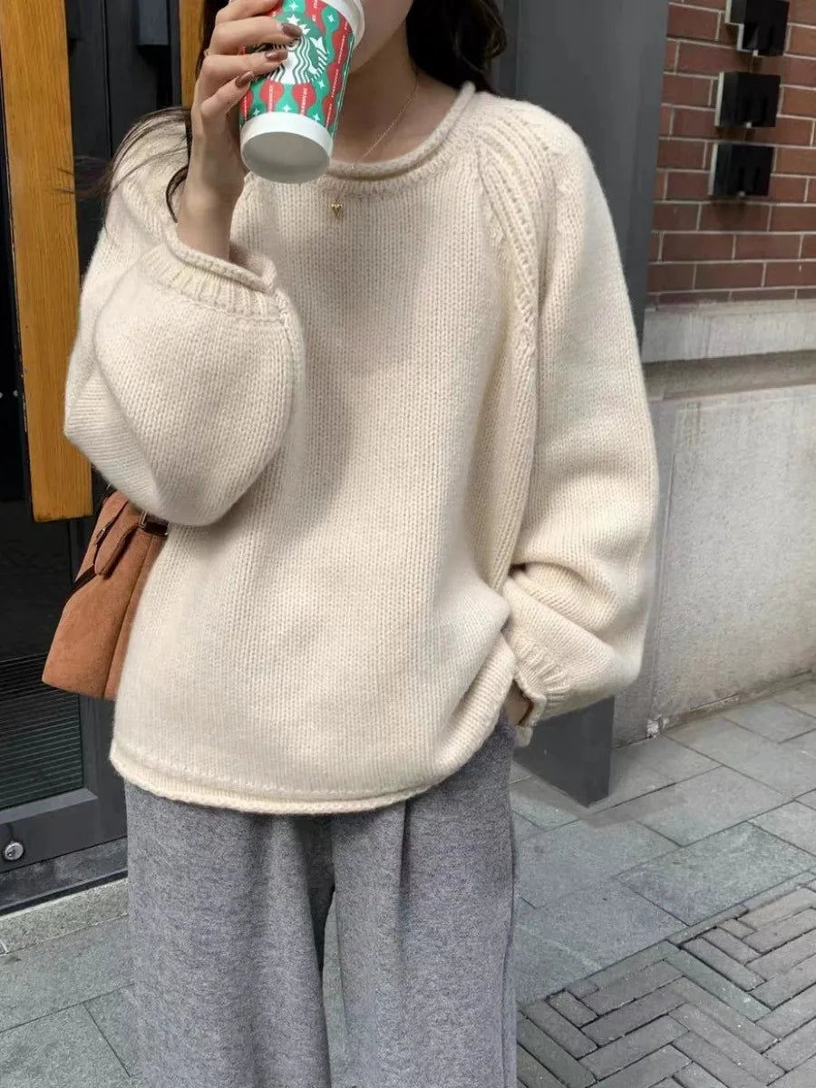 Berg-Feldt | Übergroßer Strickpullover für lässigen Komfort