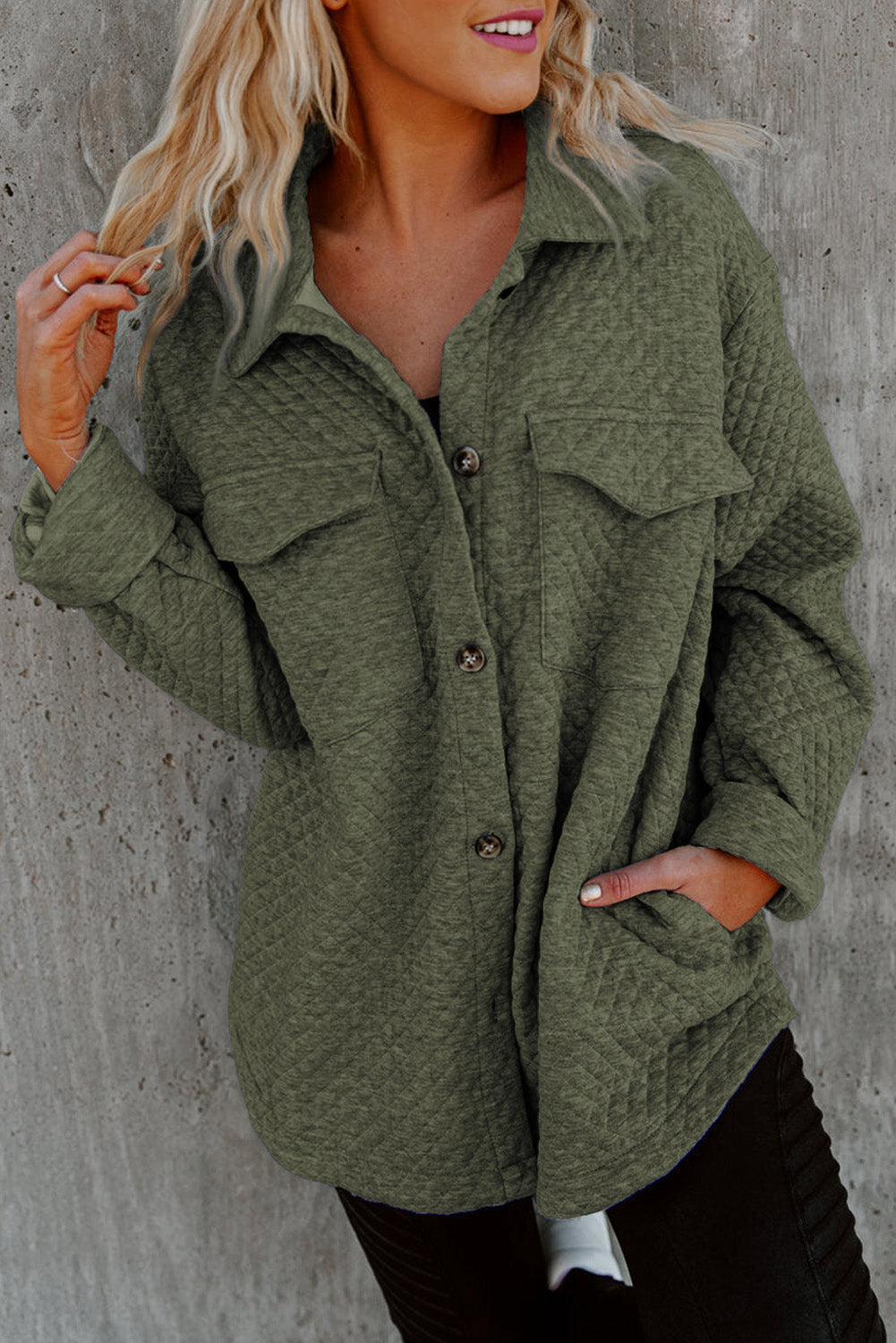 Berg-Feldt | Leichtgewicht Gesteppte Hemdjacke Polyester Komfort und Stil