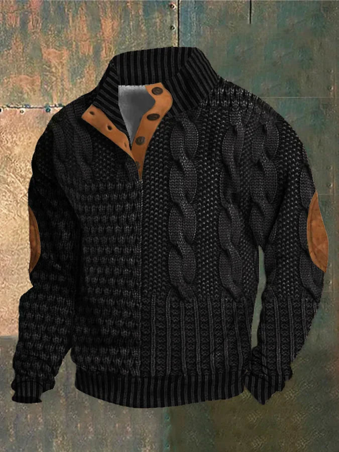 Herrenpullover Nilo: Modernes Strickdesign