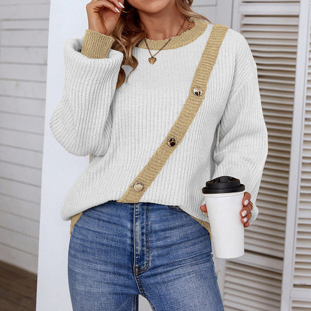 Berg-Feldt | Pullover in Kontrastfarben