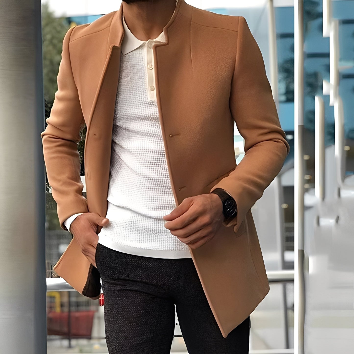 Berg-Feldt | Elegante Slim-Fit Jacke für Herren