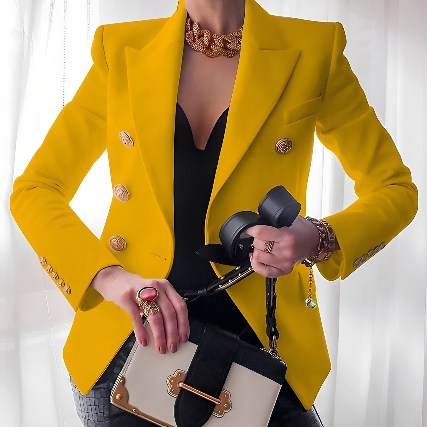 Berg-Feldt | Klassischer Blazer mit Knöpfen für Frauen