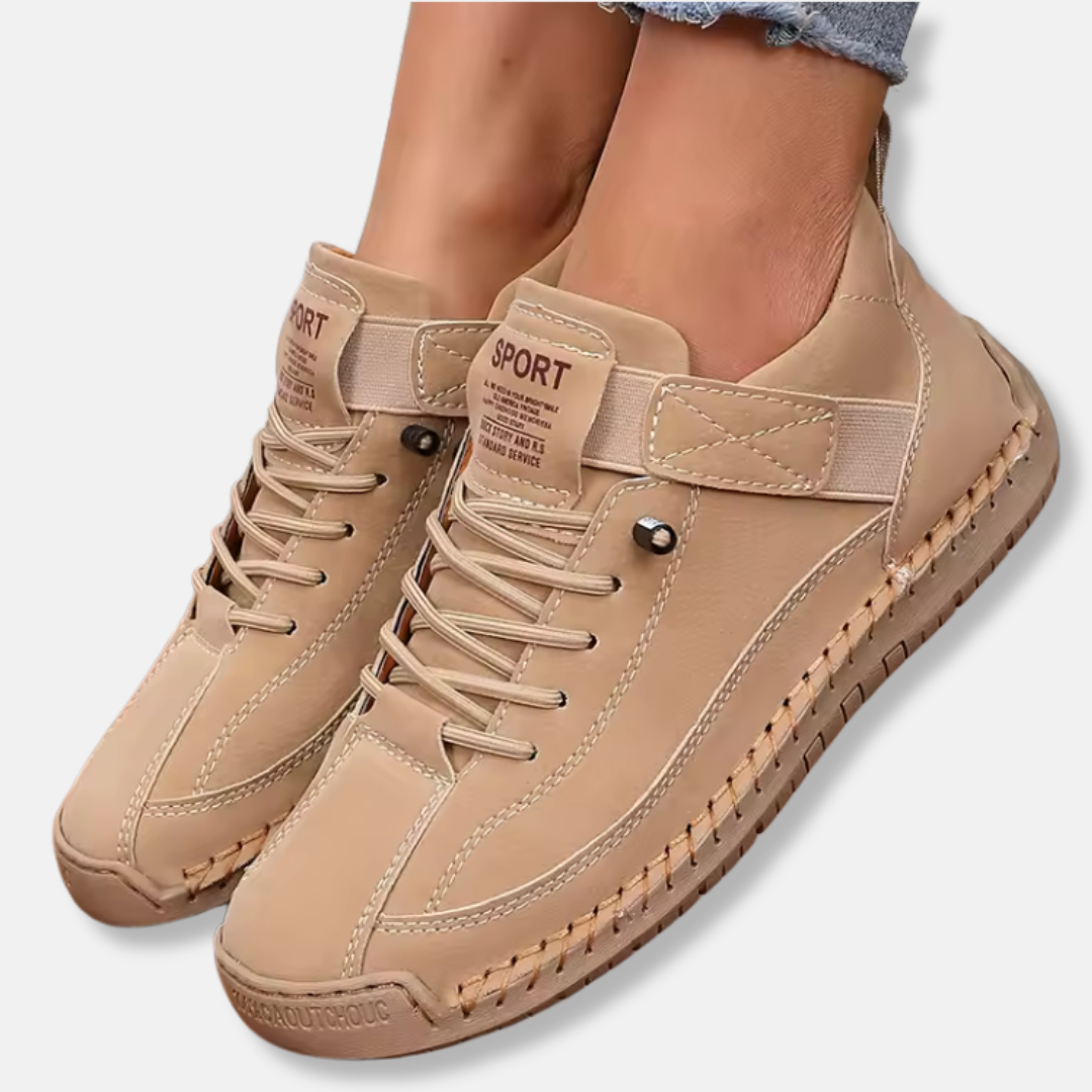 Berg-Feldt | Stiefel Bis Zur Mitte Der Waden – Schnürung – Wasserabweisend – Rutschfeste Sohle – Lässige Passform