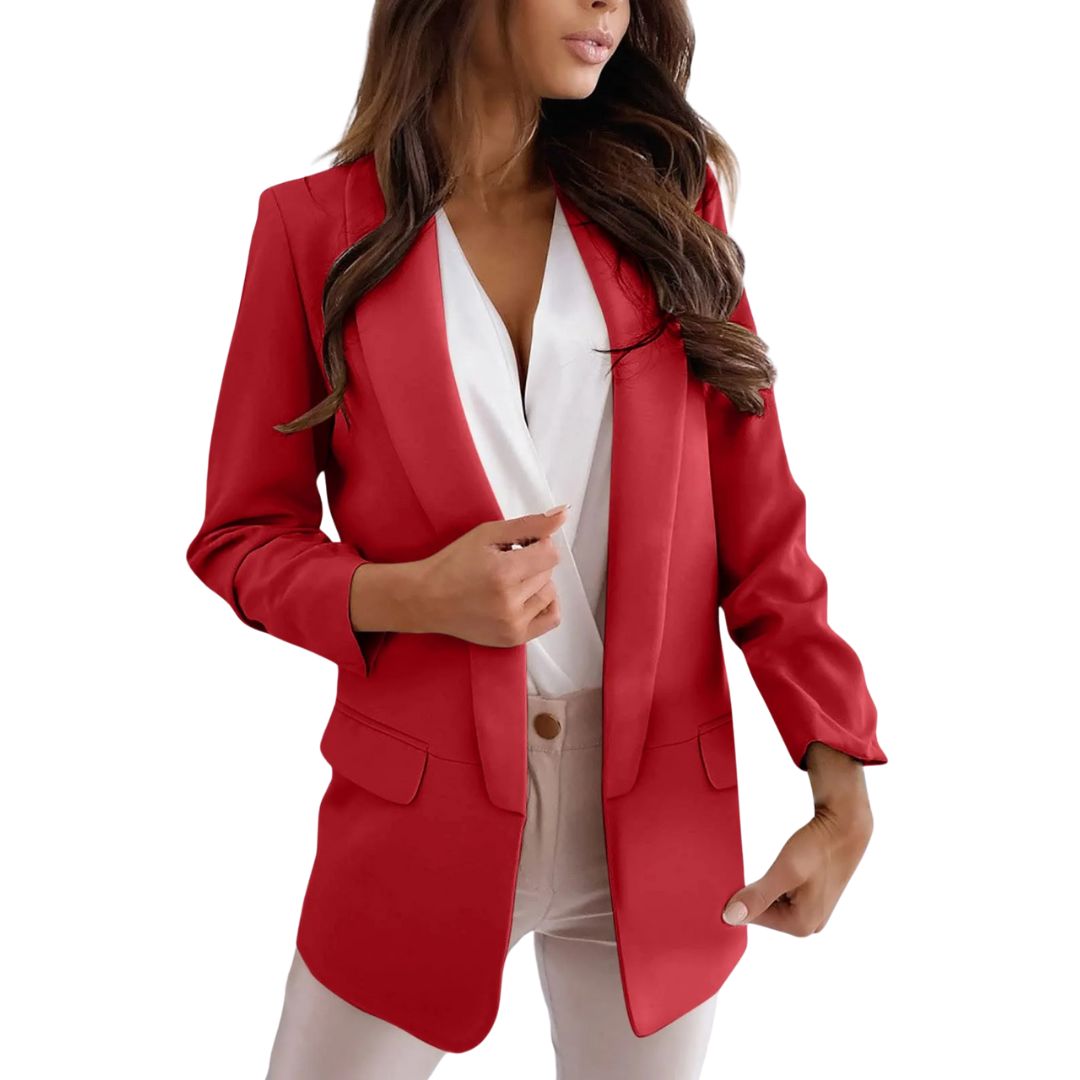 Avelena Women's Blazer: Blazer long et élégant